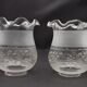 Set of 2 French Vintage Floral Replacement Chandelier/ Wall Light Shades