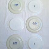 Vintage blue dinner plates