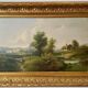 Oil on canvas by frederick airy 19th century – rural landscape