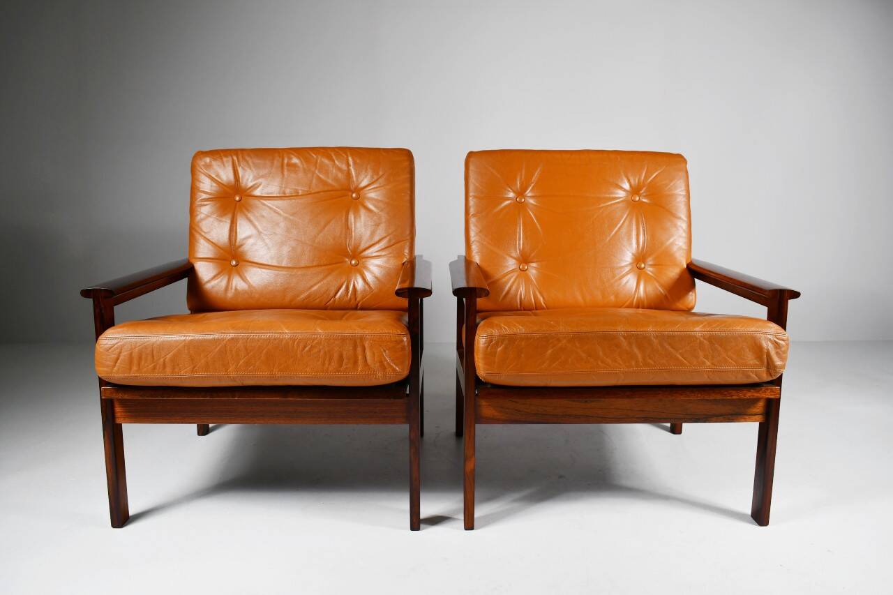 Fauteuils Capella par Ilum Wikkelsø, 1959