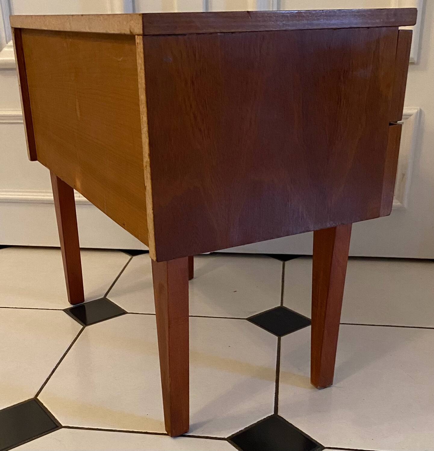 Scandinavian vintage bedside table