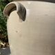 Light beige stoneware jar