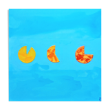 Tableau ''Trois poissons rouges''