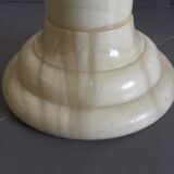 Alabaster pedestal table