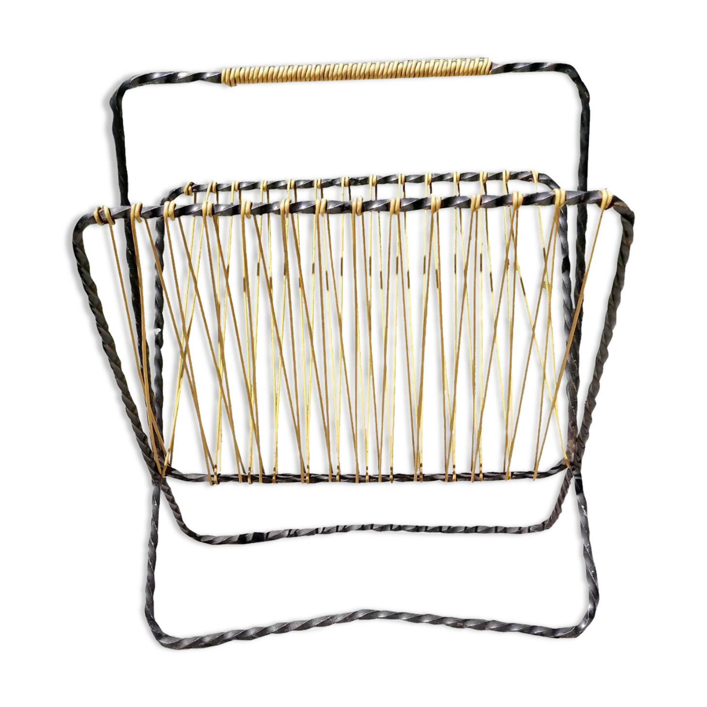 Porte revues scoubidou 60s/70s