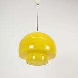 Suspension en verre du milieu du siècle, années 1960