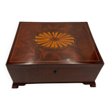 Large Victorian Box in Mahogany & Oak, England, 1840s