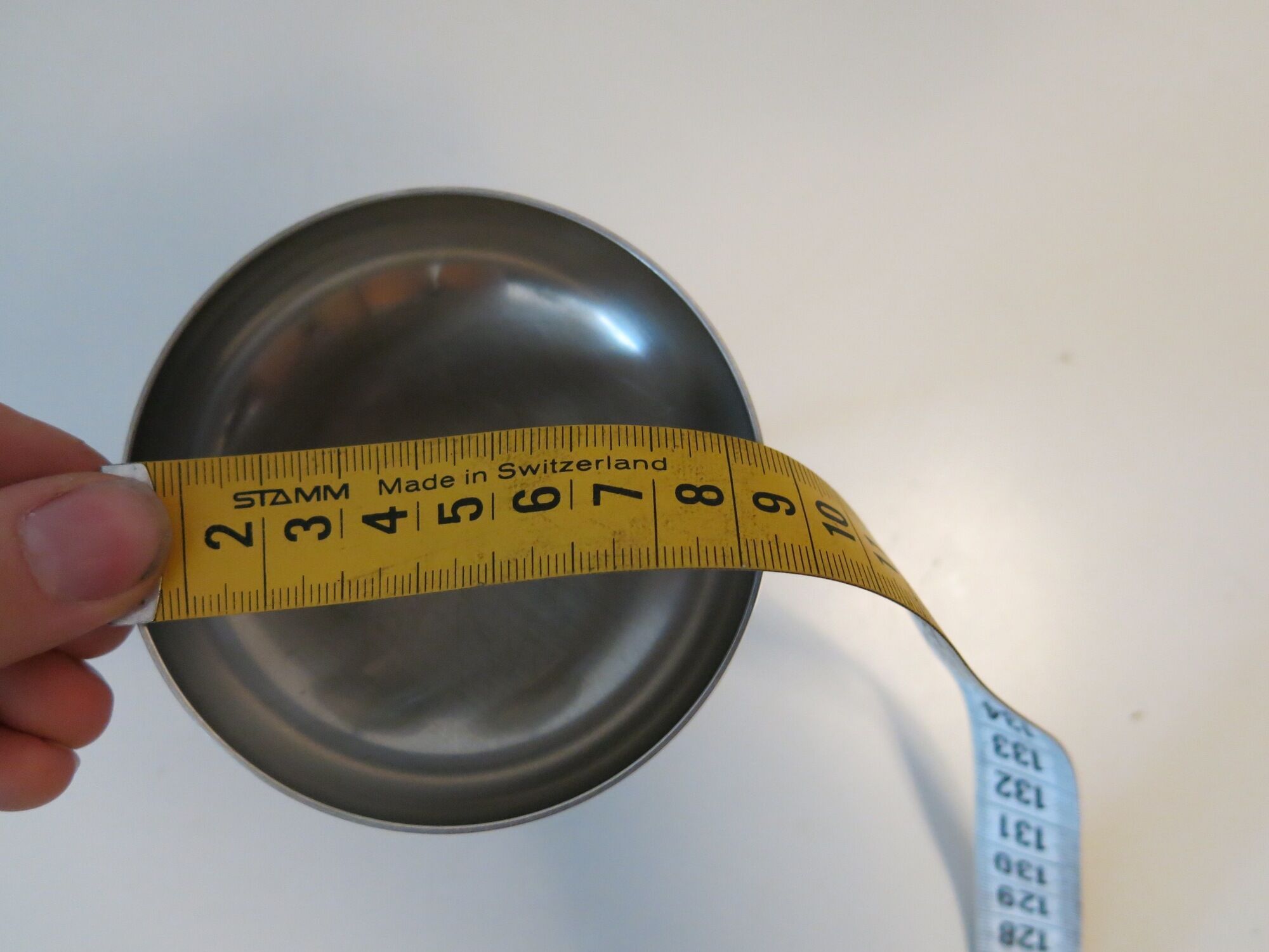 Set of six stainless steel ice cups from Letang-Rémy