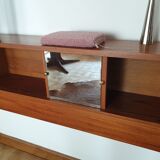Console en teck vintage années 60