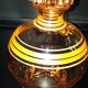 Service à liqueur orange avec liseré orange