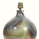 Pied de lampe figue vintage en céramique par Gilbert Leclers, Vallauris 1980s