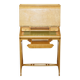 Bureau Art Nouveau attribué à Carlo Zen 1902 en érable moucheté