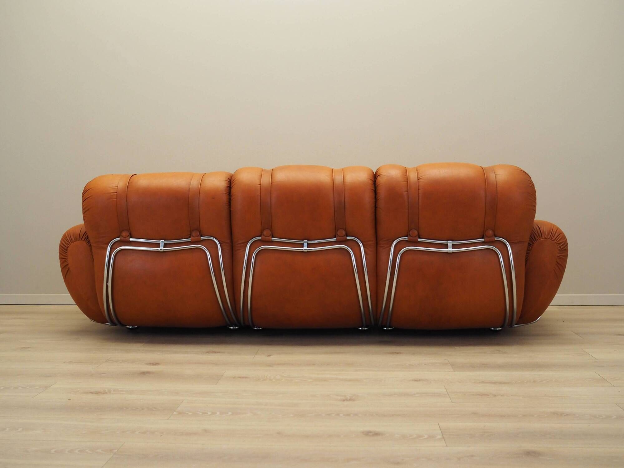 Orange sofa, Space Age design, 1960s, production: Italy