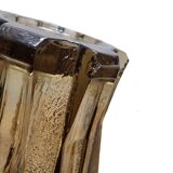 Art Deco Smoked Glass Vase 1930s