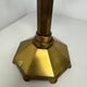 Antique Art Deco Brass Altar Chandelier – 5 Lights – Chrism Symbol