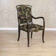 Fauteuil en chêne Art Nouveau du 20e siècle