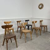 8 Luterma Banana bistro chairs