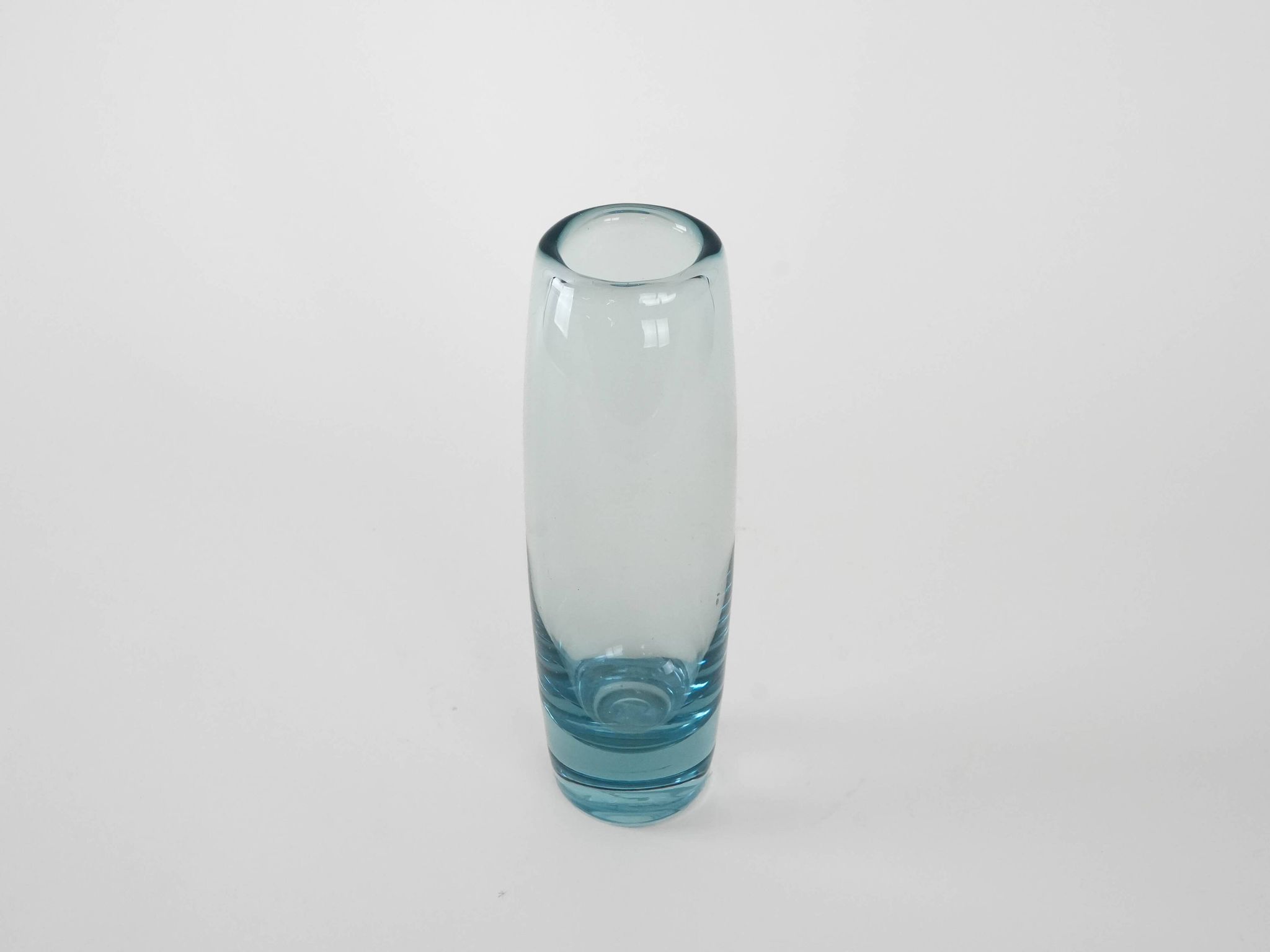 Glass vase, Danish design, 1950s, manufacturer: Holmegaard, designer: Per L