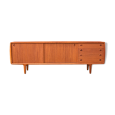 Danish Organic Teak Sideboard Design Hp Hansen 60s 70s