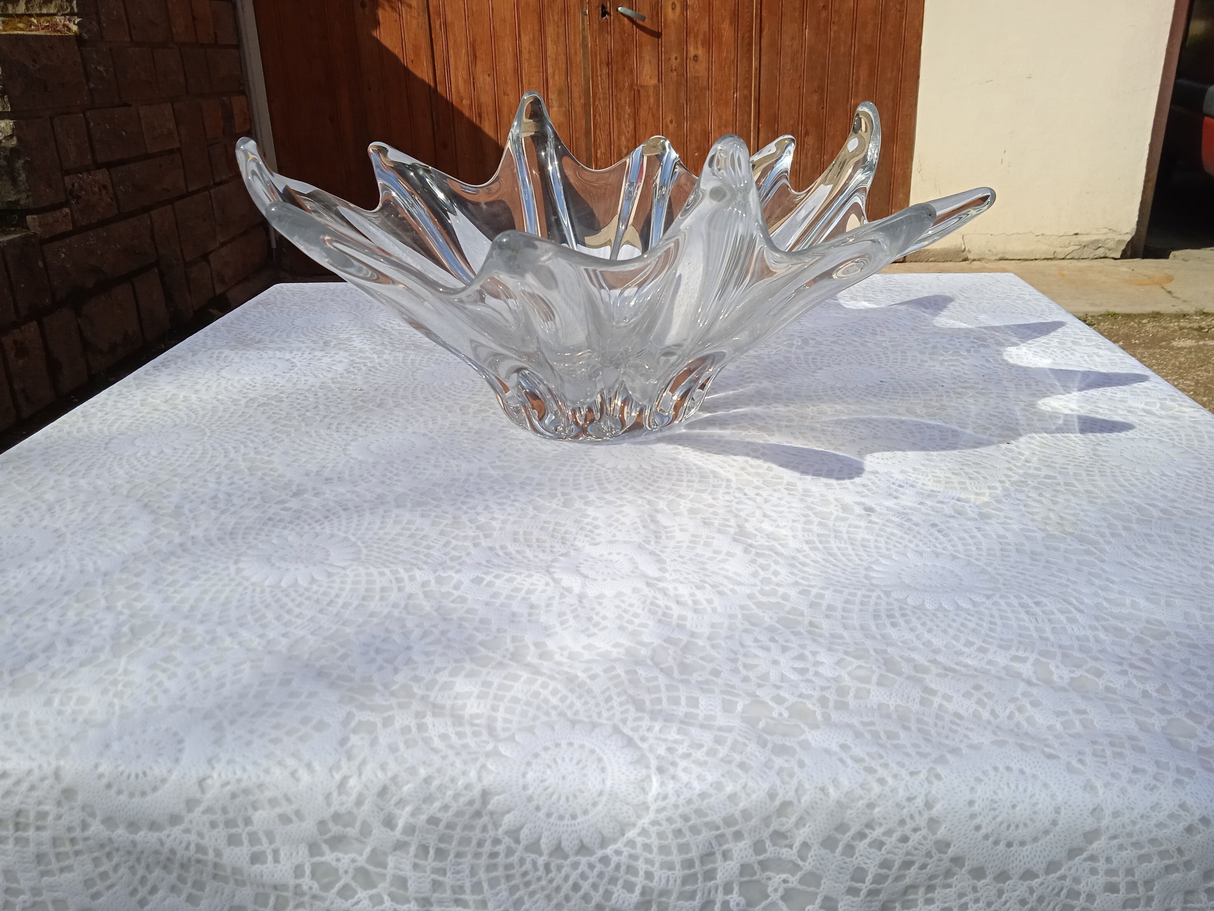 Daum crystal fruit dish