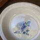 Digoin Sarreguemines Blue Rose Deep Dish