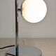 Space age lamp in white opaline from the 60s/70s