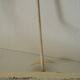 Porte manteau murale vintage bois et métal beige