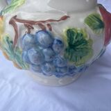 Pitcher with fruit decoration