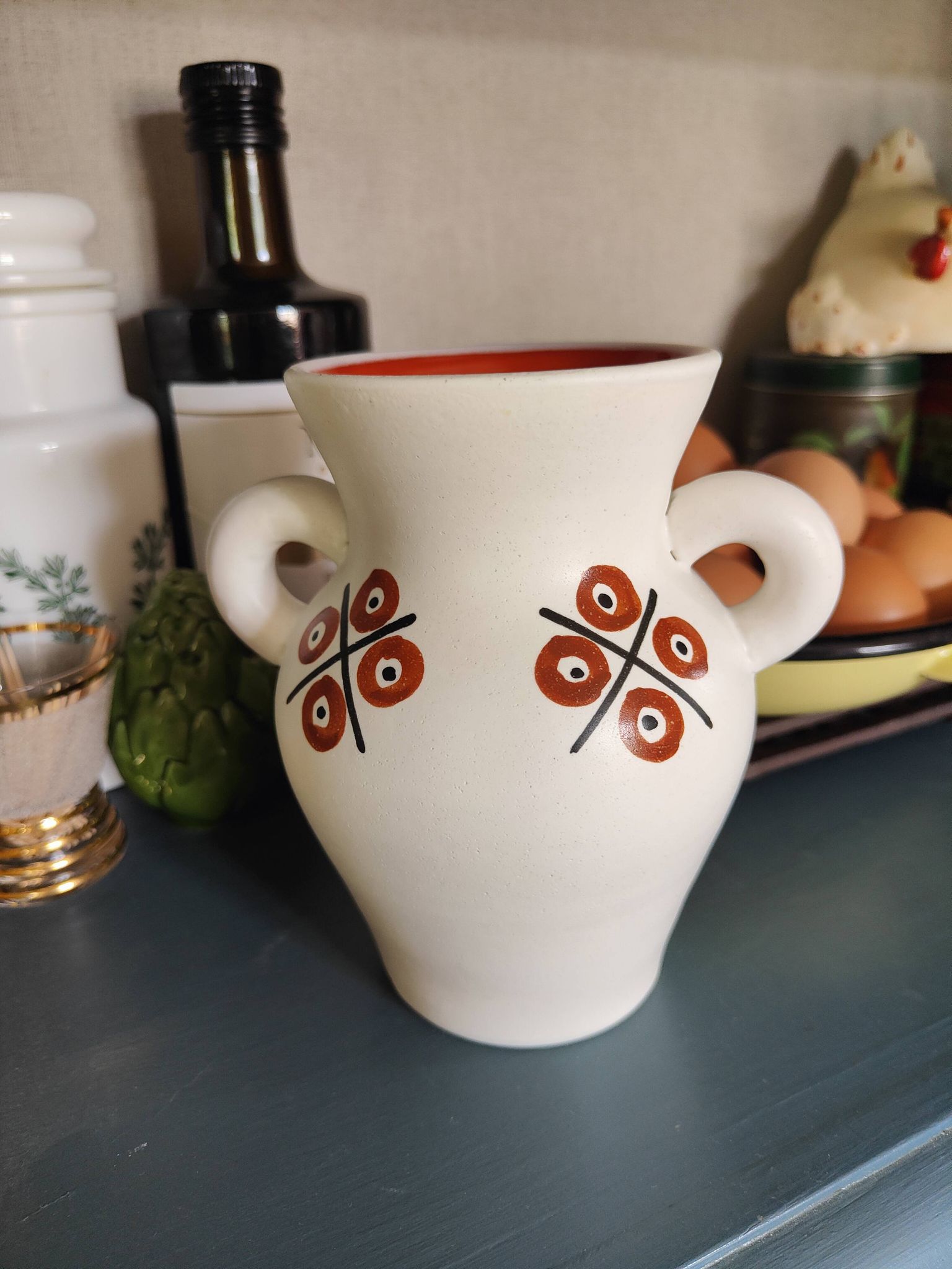 Pièce unique, Vase en céramique André Baud pour Vallauris, années 50-60