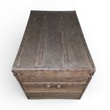 Old trunk / storage chest – rustic chic – solid wood
