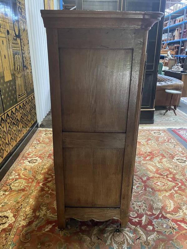 Louis XV period low cabinet in solid oak