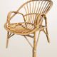 Fauteuil corbeille en rotin