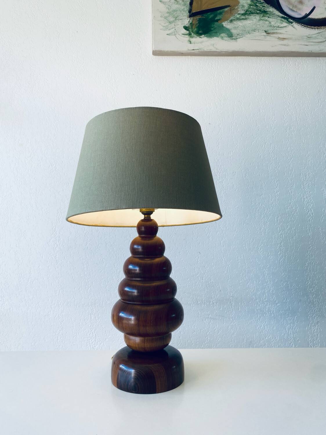 Organic rosewood lamp