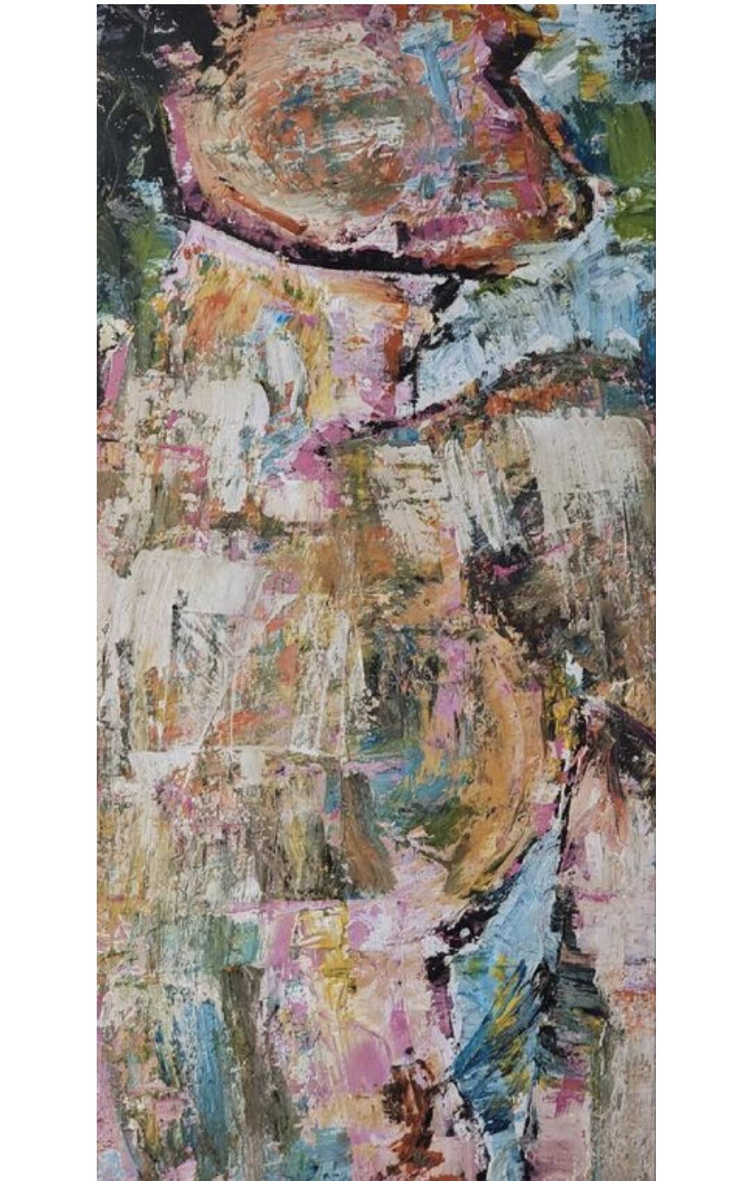 Tableau contemporain féministe – œuvre originale peinte à la main