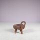 1950s Brutalist milking stool from France