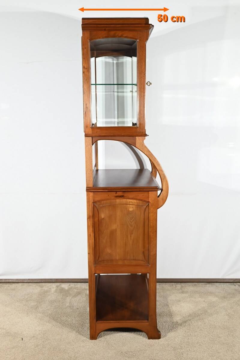 Mahogany Bar Furniture, attributed to Maison E.Diot, Art Nouveau – 1900