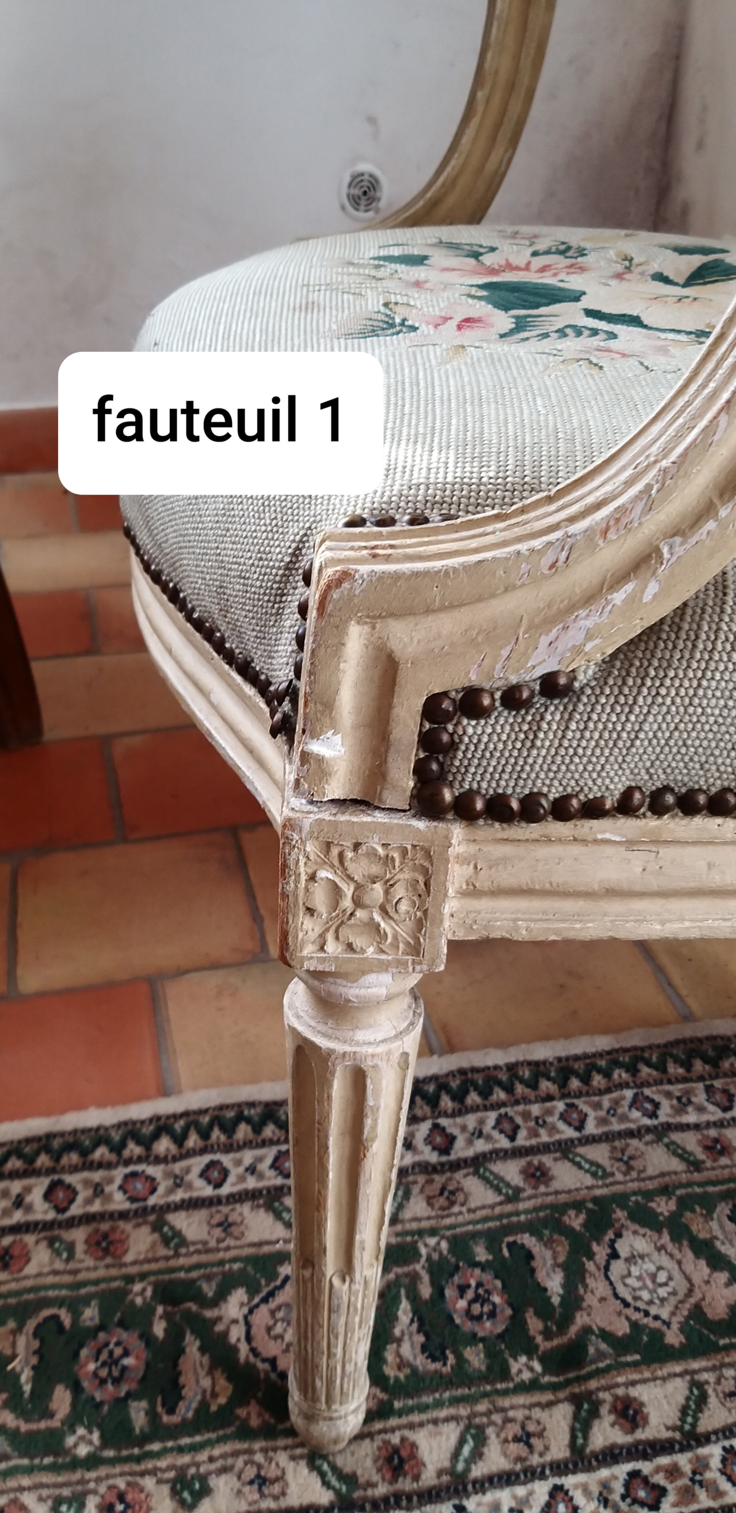Pair of old armchairs
