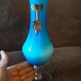 Vase opaline turquoise