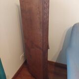 Walnut corner cabinet (notch)