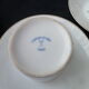 Set of 6 mocha coffee cups in Paris porcelain