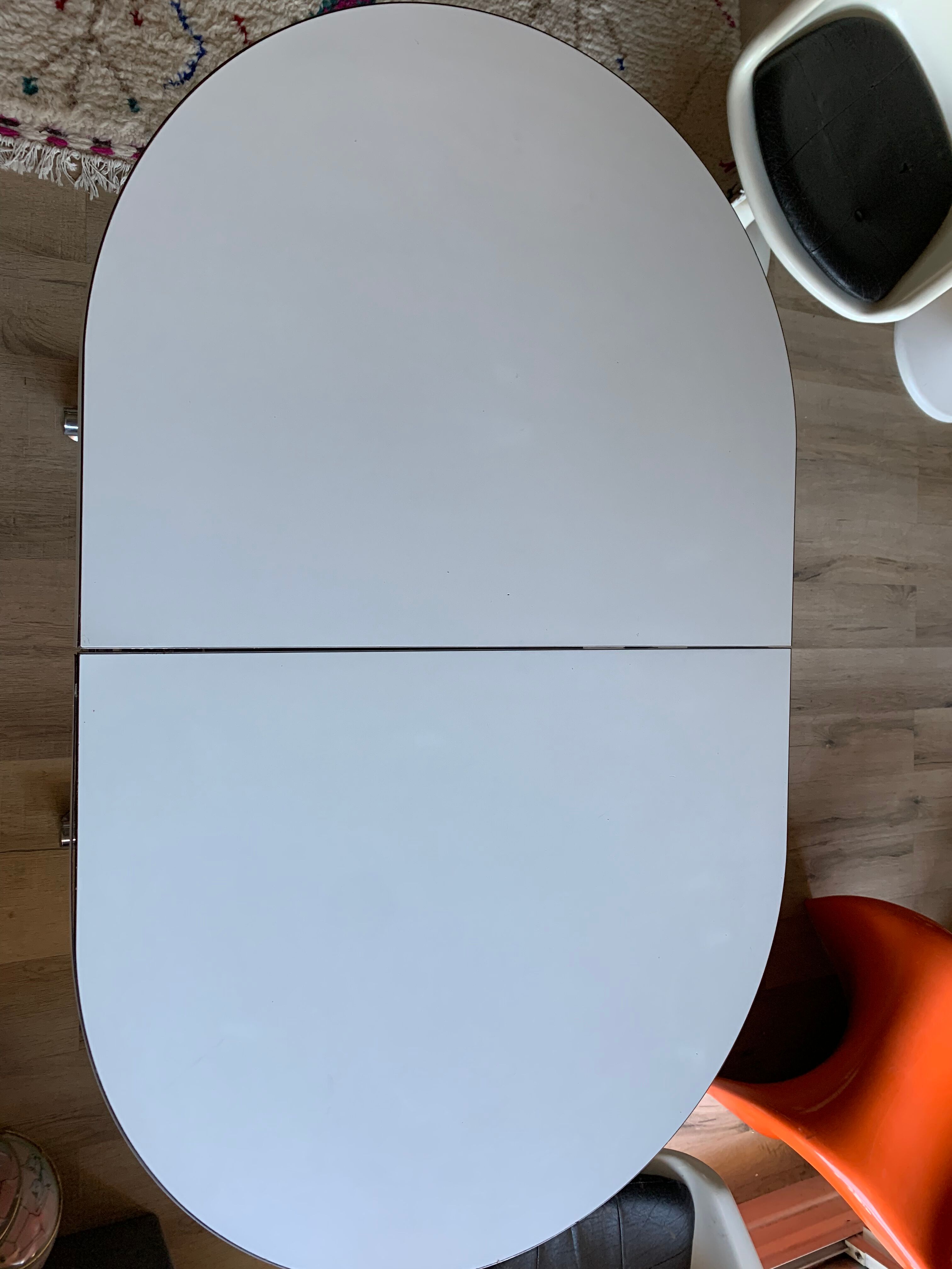 Formica table and chrome