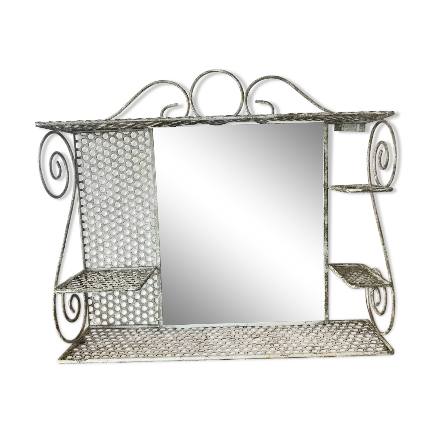 Mirror bathroom shelf furniture