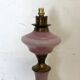 Pink opaline lamp base