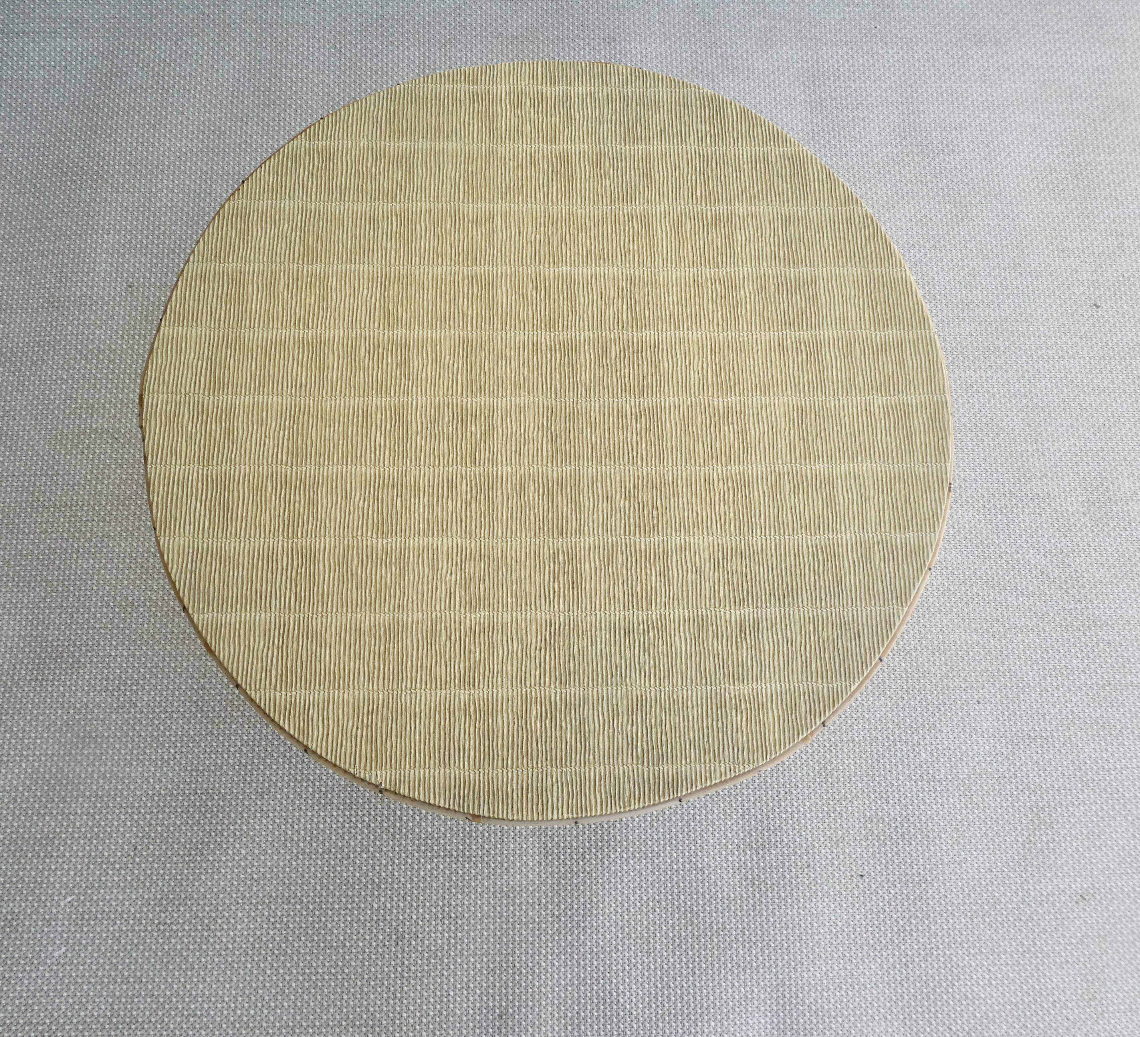 Rattan tripod pedestal table, 1960