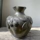Art Nouveau pewter vase signed Cortesi