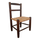 Chaise paillée enfant vintage