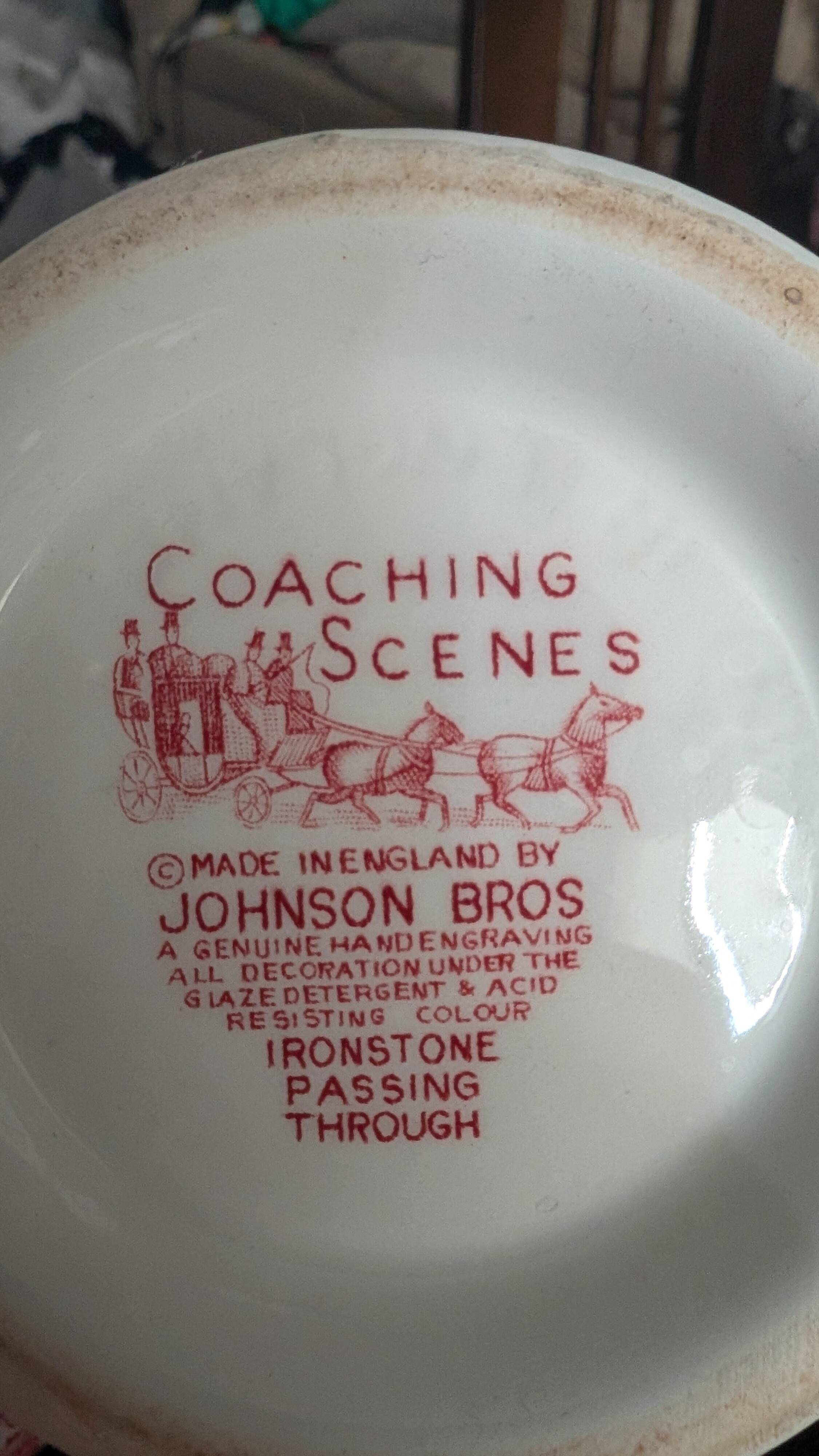 Service à thé anglais Johnson bros