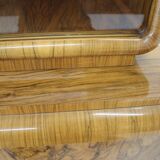 1930s Exclusive Curved Art Deco Bookcase, Czechoslovakia