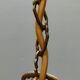 Patinated brass cage lantern, Louis XVI style, 70, France