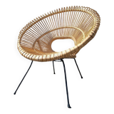 Sunburst Rattan Armchair